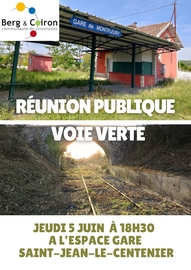 Réunion publique sur la voie verte